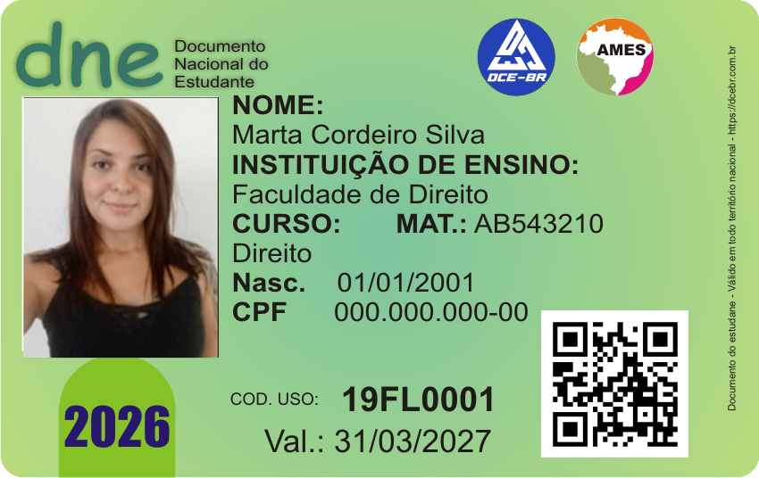 Carteira de Estudante - DCE-BR
