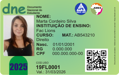 Carteira de Estudante